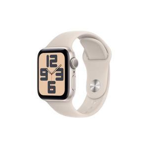 [정품] 애플 워치 SE 2023 40mm GPS 스타라이트 알루미늄 케이스 스포츠 밴드 S/M (국내 정식 발매 제품) A