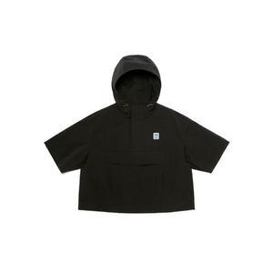 반팔라운드티 UQS K5222EWTL3BLK 브리즈 후드 반팔 아노락 우먼 BLACK