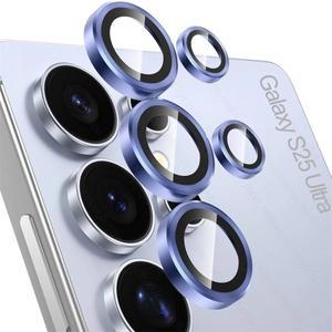 삼성 호환 S25  티타늄 카메라 프로텍터 링 캡 S25Ultra Galaxy S 후면 렌즈 강화 유리 커버