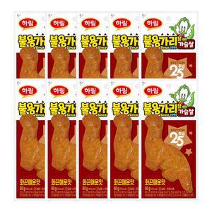 하림 불용가리닭가슴살 80g 10봉
