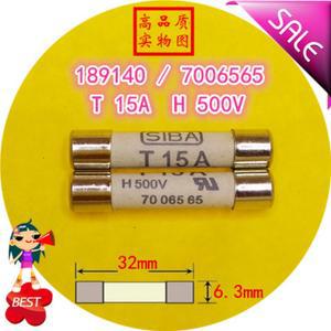 20PCS 100% 새로운 퓨즈 T 15a H 500 v 189140 7006565 6.3 x32mm 세라믹 튜브