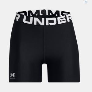 [언더아머](대전신세계)1383628-001 블랙 HeatGear 여성 미디 쇼츠 5인치 레깅스