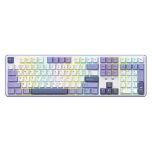 COX C108 유무선 기계식 키보드 화이트 퍼플(허니축)