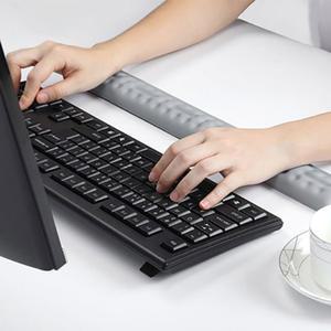 손목보호 터널증후군 키보드패드 블랙 사무용/손목쿠션/손목받침대/사무실책상쿠션/키보드쿠션/팔받침대