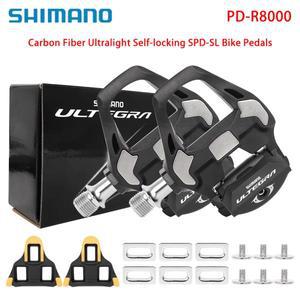 SHIMANO ULTEGRA PD-R8000 도로 자갈 카본 페달 초경량 자전거 경주 용 원래 부품