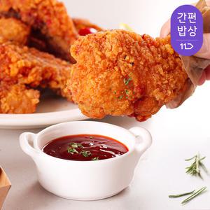 [품질보장][편의점_조각치킨]매콤닭다리 1.2kg(10조각) VS. 편의점 2,700원/조각