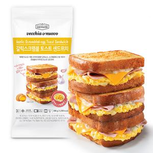 베키아에누보 갈릭 스크램블 토스트 샌드위치 396g x 2팩 (총 6개)