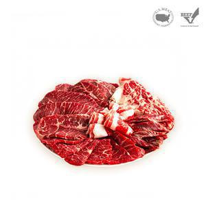 [미트포테이블] 소고기 모듬 800g 오늘만 세트 (부채살 200g 2팩+우삼겹 200g 2팩)