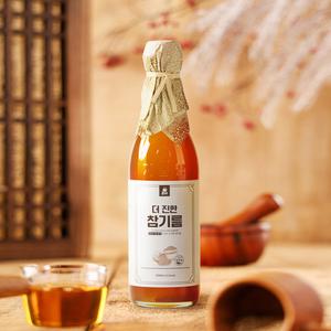 [홍주부]저온압착 당일착유 참기름 350ml+들기름350ml
