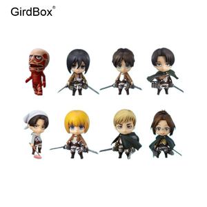 진격의거인피규어 리바이 엘런 미카사 GirdBox 액션관절 클레이 피규어 굿즈