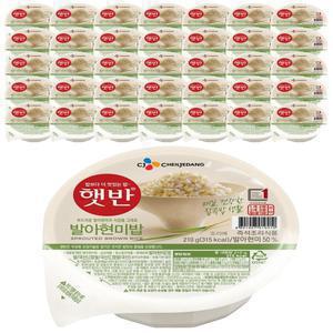 [CJ] 햇반 발아현미밥 210g, 36개