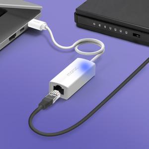 모락 프로토 USB C타입 100Mbps 이더넷 유선 랜카드 허브 MR-HUB100C