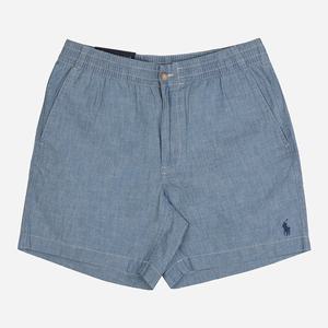 폴로랄프로렌 5S 710862776 001 샴브레이 프렙스터 남성 쇼츠 블루