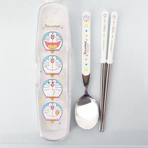 도라에몽 심플 숟가락 수저 스푼젓가락 케이스세트