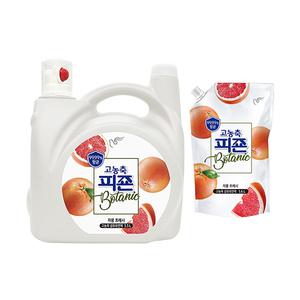 피죤 고농축 보타닉, 자몽프레시, 5.5L, 1개 + 1600ml, 1개