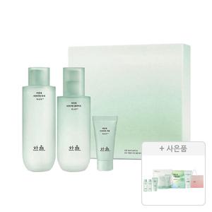 한율 어린쑥수분진정2종세트, 1개 + 증정(어린쑥 3종 키트, 1개 + 랩핑 마스크 23g 1개