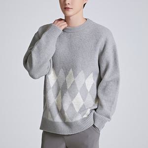[스파오] 아가일 라운드넥 스웨터 (SPKWC11M93-T)