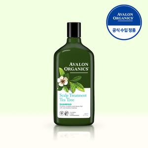 아발론오가닉스 유기농 티트리 샴푸 325ml x1개 천연성분 약산성 탈모 비듬 미용실 청