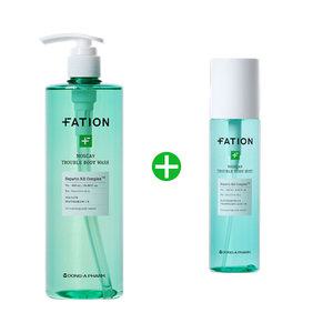 파티온 노스카나인 트러블 바디 워시 490ml+바디 미스트 145ml 케어세트