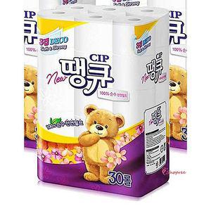 화장지 30롤 3겹 휴지 롤 두루말이 3개 두루마리 3팩 국산 홈쇼핑 롤티슈wxy765