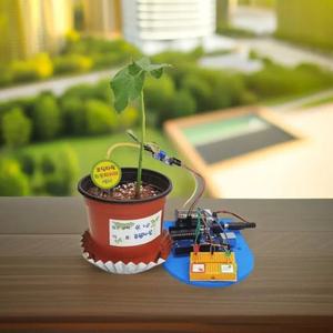 코딩자람 화분 수분지키미 LED경보기 (풀세트형) 습도 센서 활용 자동 관수 시스템