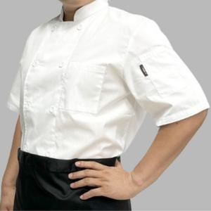 XL 더블단추 셰프복 여름쉐프복 쉐프웨어 호텔조리복 반팔셰프복 요리사복 식당