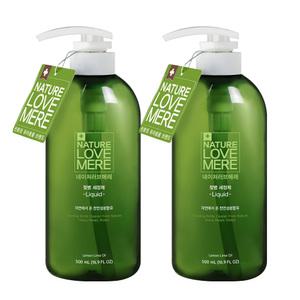 [유통기한 임박] 네이쳐러브메레 젖병세정제 액상 용기 500ml, 2개