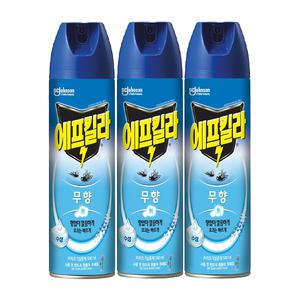 에프킬라 모기약 무향, 500ml, 3개
