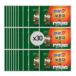핫팩 마이핫 대용량 보온대(온열팩) 160g x 30팩