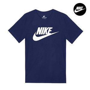 [나이키] NIKE 아이콘 퓨추라 남자 여성 반팔티셔츠 네이비 AR5004-411