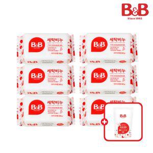 [비앤비] 세탁비누 아카시아향 6입 + 800ml 1입