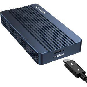 FREEGENE 아카시스 40Gbps M.2 NVMe SSD 인클로저 8TB USB C 알루미늄 외장 하드 드라이브 M1 Pro/Max Mac