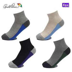 아놀드파마 남아동 패션 중목양말 4켤레 AP8012 발목양말