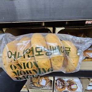 노브랜드 어니언 모닝 베이글 350g 6개입 빵 샌드위치