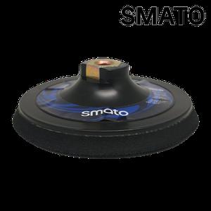 SMATO 샌딩 패드 4인치 5인치 그라인더 찍찍이 100mm  125mm 쿠션 하드 연마