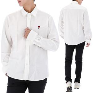 24FW 아미 하트 로고 옥스포드 셔츠 BFUSH063 CO0031 168