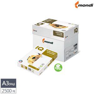 IQ A3 다용도 복사용지 90g 2500매 복사/카피용지/고