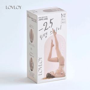 [로브로이] -2.5 투명 스키니 스타킹(10P)