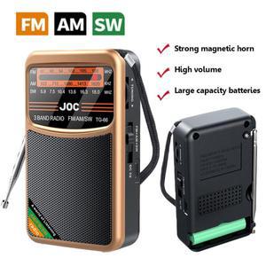 미니 소형 휴대용 풀 밴드 라디오 고감도 FM AM SW 라디오 수신기(개폐식 안테나 지원 3.5mm 헤드폰 재생
