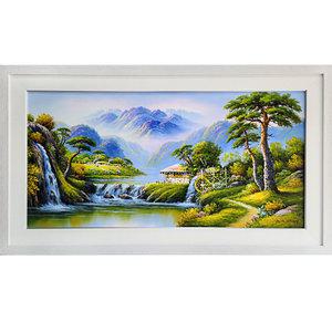 곽복선 화백 산수화 그림 20호 현관 복도 주방 거실 인테리어 유화 그림 액자