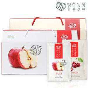 청춘농장 타트체리즙 1박스 + 사과즙 1박스 총 60포