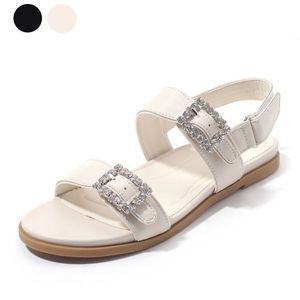 [갤러리아] 세라 여성 캐주얼 스트랩 샌들 슬링백 C23S405 아이보리 1CM
