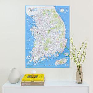 우리나라 여행지도 - 대한민국 전국 국내 관광 전도 대한민국지도 전국지도