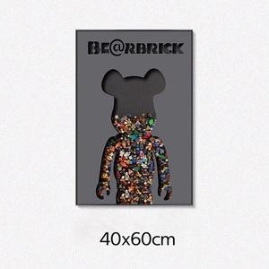40x60 대형 팝아트 액자 인테리어 유니크 곰 베어 인테리어소품