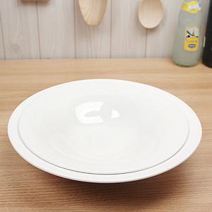 화이트 림스 파스타 스파게티 볼 접시 그릇 2호