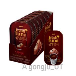 사조 프리미엄 생생 고추 참치 캔 스파이시 115g 6개