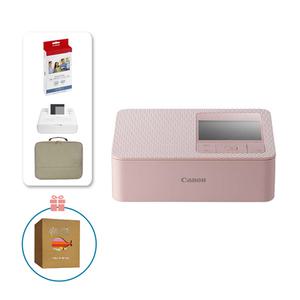캐논 셀피 CP1500+KP-36IP+LCD필름+브라운파우치 핑크