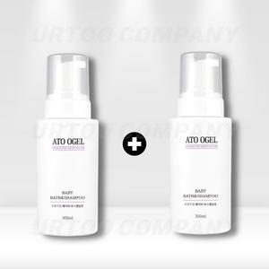 [1+1] 아토오겔 바스앤샴푸 베이비 아기 유아 샴푸 바디워시 300ml 2개