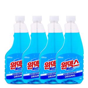 윈덱스 유리세정제 리필 500ml 4개
