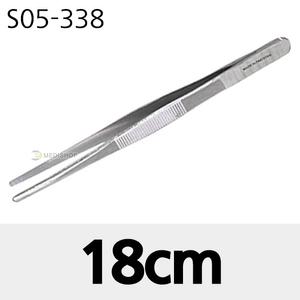 바다르산스 직핀셋 18cm S05-338 소독용핀셋 핀셋 의료용핀셋 롱핀셋 긴핀셋